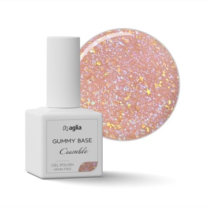 GUMMY BASE Crumble base gel polish AGLIA