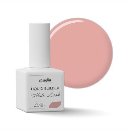 LIQUID BUILDER Nude Look builder UV gel in a bottle AGLIA