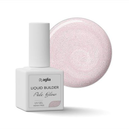LIQUID BUILDER Pale Glow builder UV gel in a bottle AGLIA