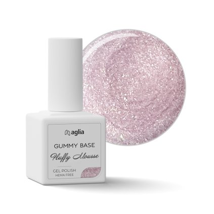 GUMMY BASE Fluffy Mousse base gel polish AGLIA