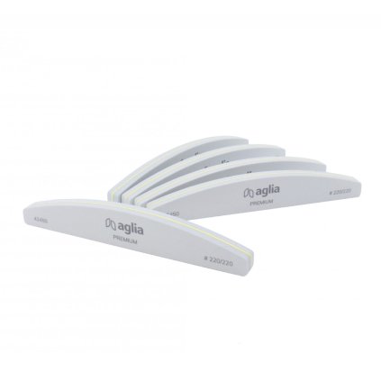 PREMIUM 220/220 foam buffer for nails AGLIA