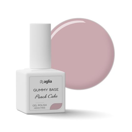 GUMMY BASE Punch Cake base gel polish AGLIA