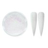 IRIIS WHITE GREEN 1 nail glitters AGLIA