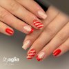 CHILLI RED color UV gel AGLIA