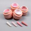 UNIQUE KERA FIBER Gentle Rose builder UV gel AGLIA