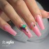 UNIQUE KERA FIBER Gentle Rose builder UV gel AGLIA