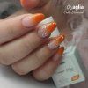 ORANGE GLASS Vitrage glass-effect gel polish AGLIA