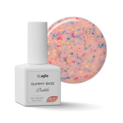 GUMMY BASE Brittle smalto semipermanente base AGLIA
