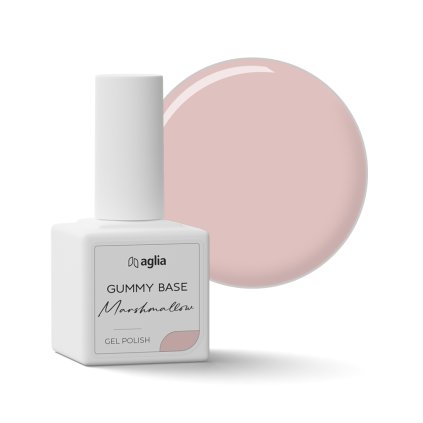 GUMMY BASE Marshmallow smalto semipermanente base AGLIA