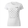 T-SHIRT DA DONNA CON STAMPA bianca AGLIA