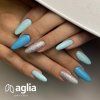 SILVER GLITTER farebný UV gél AGLIA