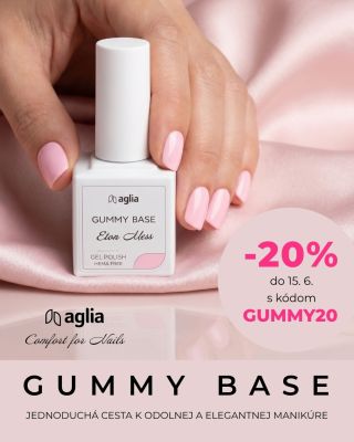 🛍️54 odtieňov spevňujúcich géllakových báz GUMMY BASE s jedinečnou zľavou 20 %. Vyberať môžete z jemných nude tónov,...