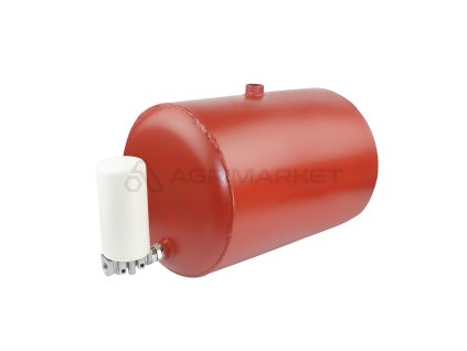 10547 univerzalni kovova nadrz na hydraulicky olej objem 30 litru barel soucasti dodavky se zpetnym filtrem