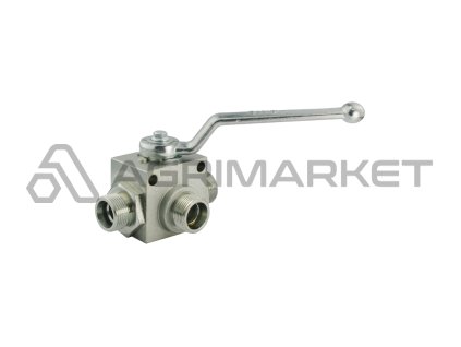 Vysokotlaký 3/2 cestný kulový kohout M18x1,5 40L/min