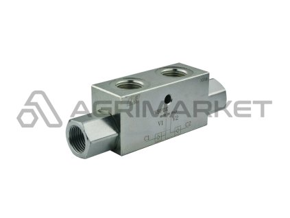 Dvojitý zpětný ventil "zámek" pro dvojčinný válec VBPDE 3/8'' L