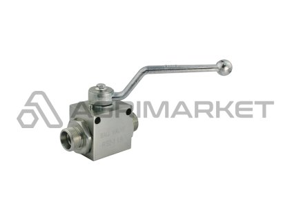 Vysokotlaký 2/2 cestný kulový kohout M16x1,5 20L/min