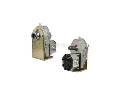 11840 1 prevodovka s hydraulickym cerpadlem a drzakem pripevnenym k zakladne