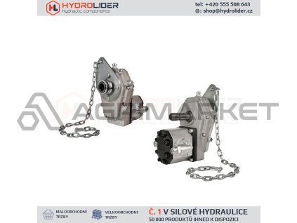 Převodovka s hydraulickým čerpadlem a ochranou proti otáčení