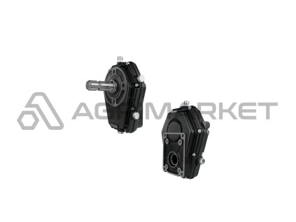 Zesílené litinové multiplikátorové nástavec pro  čerpadel skupiny 2 a 3: poměr   1:3.8 výkon : 30kW vybavený PTO hřídelí se západkou