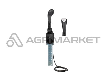 Joystick Hydrolider 6019 na kouli s jedním tlačítkem pro hydraulický rozvaděč. Sada s montážní držák