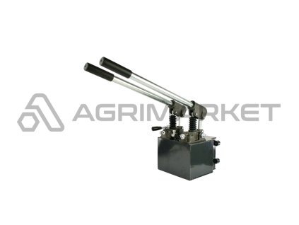 Dvě ruční hydraulické čerpadla 1 stránka 12 cm a 2 stránka 12 cm nádrž 6 L