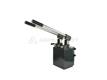 13508 dve rucni hydraulicke cerpadla 1 stranka 45 cm a 2 stranka 25 cm nadrz 10 l