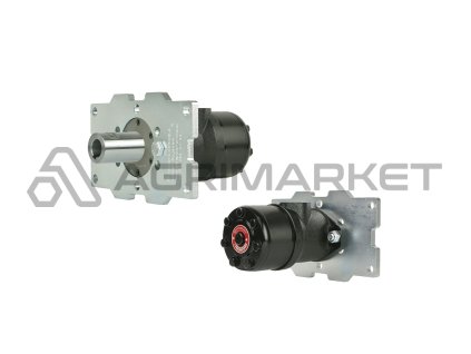 Hydraulický motor BMR absorpce: 160cm3/ot otáčky: 375ot/min s hřídelí o tloušťce 32mm s montážní deskou a objímku