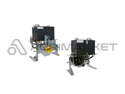 Mobilní agregát 45 L nádrž  s maximálním účinnost čerpadla 45 L a chladič oleje s ventilátorem