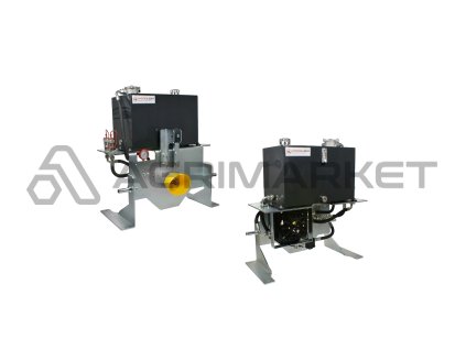 Mobilní agregát 75 L nádrž  s maximálním účinnost čerpadla 53 L a chladič oleje s ventilátorem