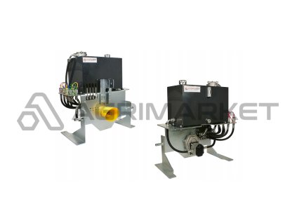 Mobilní agregát s rozvaděč 4 sekční 80L, 75L nádrž s maximálním účinnost čerpadla 80L