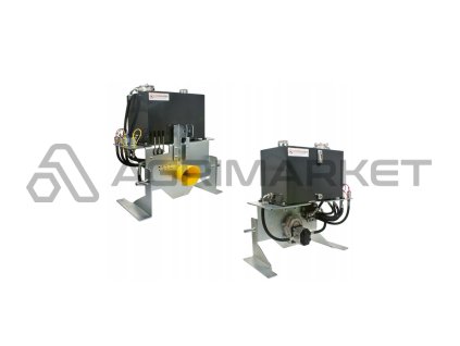 Mobilní agregát s rozvaděč 3 sekční 80L, 100L nádrž s maximálním účinnost čerpadla 67L