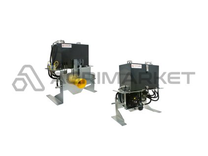 Mobilní agregát s rozvaděč 2 sekční 80L, 75L nádrž s maximálním účinnost čerpadla 67L a chladič oleje s ventilátorem