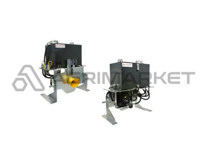 Mobilní agregát s rozvaděč 2 sekční 80L, 100L nádrž s maximálním účinnost čerpadla 45L a chladič oleje s ventilátorem