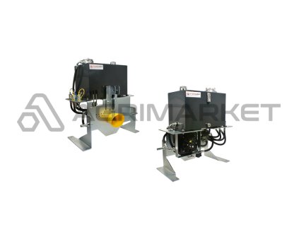 Mobilní agregát s rozvaděč 2 sekční 40L, 100L nádrž s maximálním účinnost čerpadla 40L a chladič oleje s ventilátorem