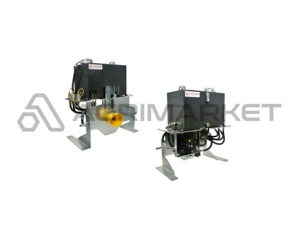 Mobilní agregát s rozvaděč 2 sekční 40L, 75L nádrž s maximálním účinnost čerpadla 40L a chladič oleje s ventilátorem
