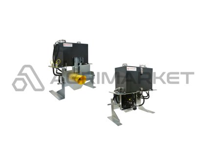 Mobilní agregát s rozvaděč 1 sekční 80L, 45L nádrž s maximálním účinnost čerpadla 53 L a chladič oleje s ventilátorem