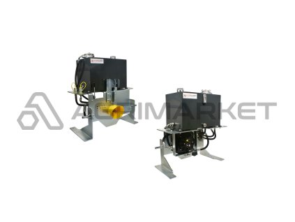 Mobilní agregát s rozvaděč 1 sekční 80L, 75L nádrž s maximálním účinnost čerpadla 45 L a chladič oleje s ventilátorem