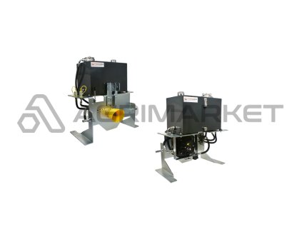 Mobilní agregát s rozvaděč 1 sekční 80L, 45L nádrž s maximálním účinnost čerpadla 45 L a chladič oleje s ventilátorem