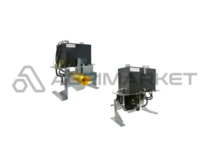 Mobilní agregát s rozvaděč 1 sekční  40L, 100L nádrž s maximálním účinnost čerpadla 40 L a chladič oleje s ventilátorem