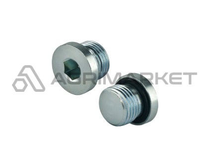 Hydraulická zátka s těsněním  1/4"