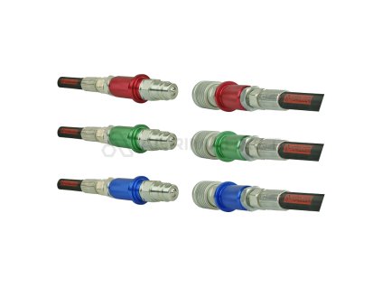 17474 tri sady rychlospojek m22x1 5 zastrcky zasuvka s barevnymi znackami iso