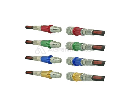 17480 ctyri sady rychlospojek m22x1 5 zastrcky zasuvka s barevnymi znackami