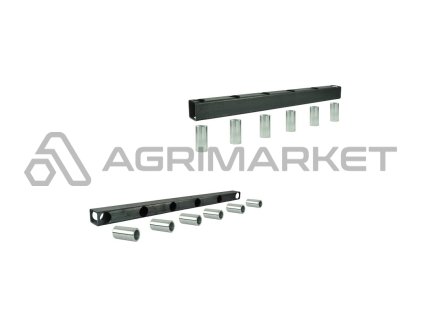 Krokodýl 1,02 m 2 x sada rámový nosník + návarové pouzdra pro hroty