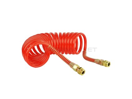 18002 cervene spiralova pneumaticka m22x1 5 delka 5 5 m vyrobena z polyethylenu
