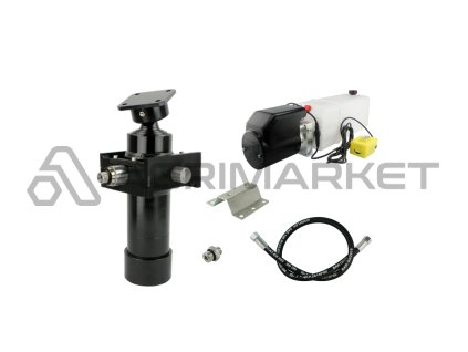 Hydraulika pro sklápěcí přívěs. Sada sklápění k 5T + napájecí zdroj 24 V + zdvih 700 válec