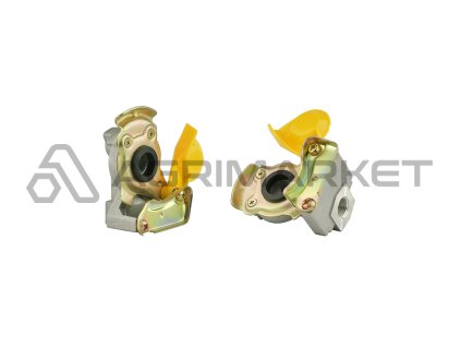 Hlava spojky M16x1.5 bez ventil žlutá