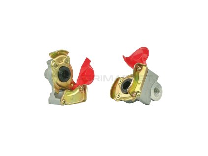 18308 hlava spojky m16x1 5 s ventilem cervene