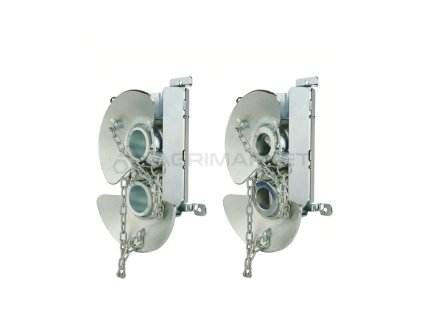 18560 dva kulove zasobniky s koulemi s prirubu 2 2 56 28 a 2 3 56 37