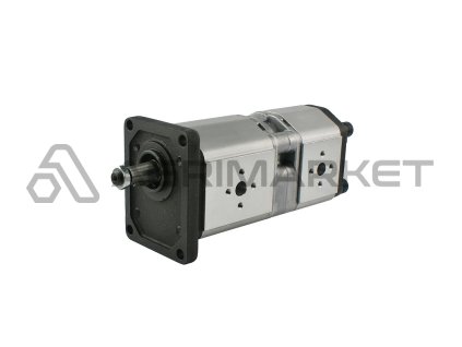 Levé hydraulické zubové čerpadlo 2-sekční skupina 2 objem: 6/4 cm3/ot. (1500 ot./min): 9/6 L/min