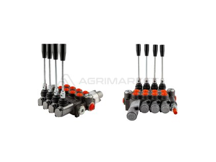 21272 hydraulicky rozdelovac 4 sekce 40l s jednou plovouci casti